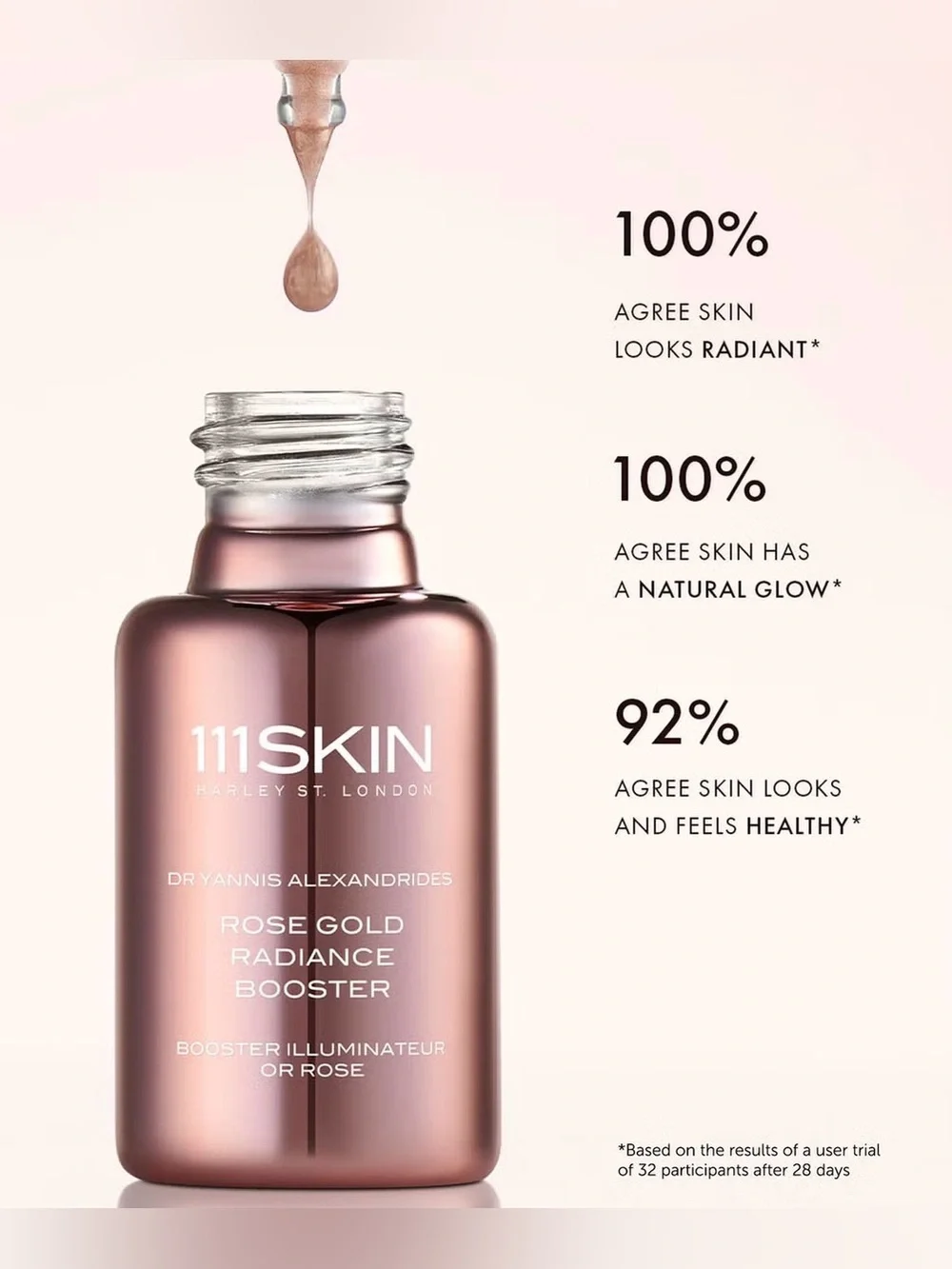 111SKIN rose gold